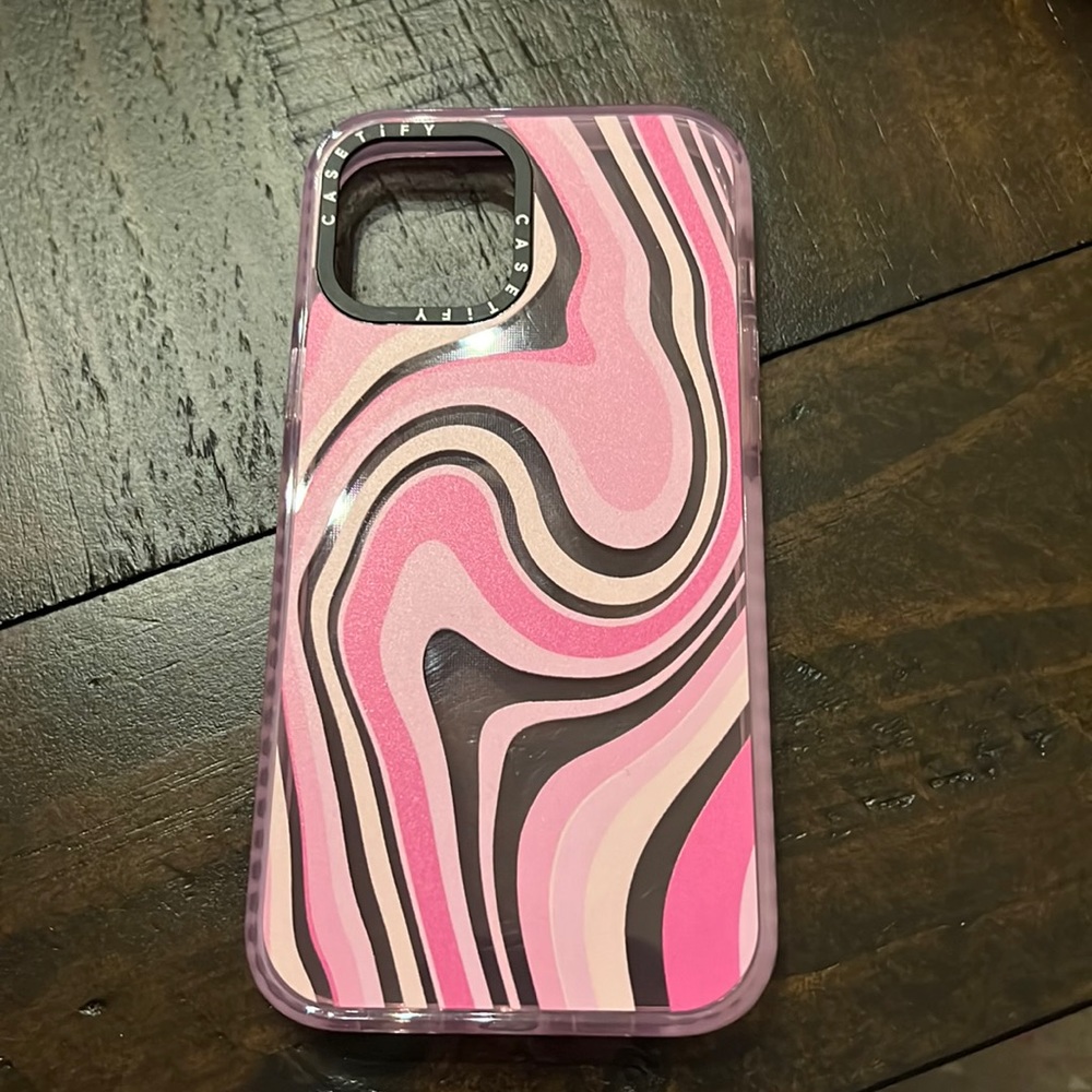 Casetify pink swirl iPhone 12 Pro Max